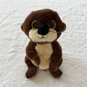 Ty Original Beanie Baby Mitch The Brown Otter Stuffed Animal Plush 6"